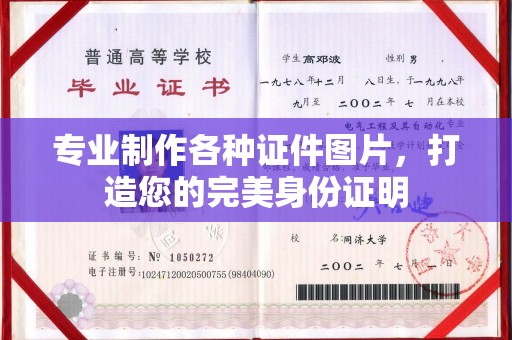 西峡专业制作各种证件图片，打造您的完美身份证明